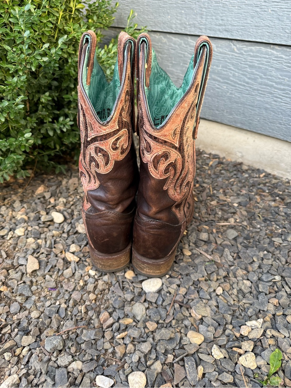 Corral Vintage Women’s 7M Leather Western Cowboy Boots - Picture 3 of 6